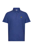 Lyle & Scott Sport - Golf Cross Print  Polo - Spordi l&uuml;hikeste varrukatega polos&auml;rgid - L