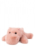 Teddykompaniet - Liggande Flodh&auml;st, Aprikos - Pehmed loomad - 30 CM