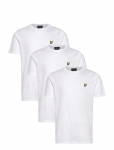 Lyle & Scott - 3-Pack Plain T-Shirt - L&uuml;hikeste varrukatega - M