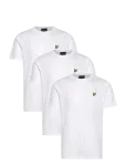 Lyle & Scott - 3-Pack Plain T-Shirt - L&uuml;hikeste varrukatega - M
