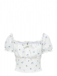 Kids Only - Koghillary Aop Smock S/S Top Cs Jrs - Pluusid ja tuunikad - 158-164