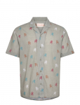 Revolution - Short-Sleeved Cuban Shirt - L&uuml;hikeste varrukatega s&auml;rgid - XXL