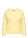 ONLY Carmakoma - Carisa Life Ls Structure Boxy O-Neck Knt - Džemprid - 54