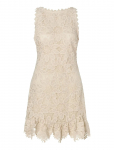 Malina - Miranda Ruffled Guipure Lace Mini Dress - L&uuml;hikesed kleidid - 40