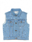 The New - Tnromina Denim Vest - Vestid - 122/128