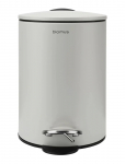 Blomus - Pedal Bin - &Oslash; 17 Cmn, 3 L - Tubo - Moon-Gray - Paberikorvid - L 21.5CM
