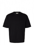 Selected - Slhlooseoscar Pocket Ss Tee Noos - L&uuml;hikeste varrukatega - S