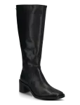 Calvin Klein - Block Heel High Boot Zip Lth - P&otilde;lveni saapad - 39 x 39