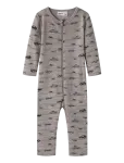 Name It - Nbmwang Wool Rib Nightsuit Aop Noos - Pidžaama kombinesoonid - 50