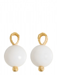 Kalevala - Itu Charm Glass Pearl Silver Gold-Plated - Ripatsid - ONE SIZE