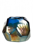POLSPOTTEN - Candle Holder Graphic Luster - Teek&uuml;&uuml;nlajalad - &Oslash;12.5X H10.5CM