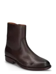 Polo Ralph Lauren - Owen Leather Zip Ankle Boot - Chelsea saapad - 46