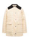 Ganni - Shiny Quilt Midi Jacket - Tepitud jakid - L/XL