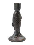 House Doctor - Candle Holder, Hdrio, Metallic Blac - K&uuml;&uuml;nlajalad - H:20CM.XL:9.5CM