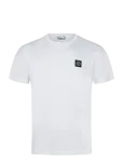 Stone Island - Logo T-Shirt - L&uuml;hikeste varrukatega - L
