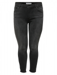 ONLY Carmakoma - Carwilly Reg Ank Skinny Jeans Black Noos - Kitsad - 54 x 32