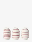 K&auml;hler - Omaggio Vase Miniature Rose 3 Pcs. - Small Vases - ONE SIZE