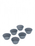 Tareq Taylor - Muffinform Pecan 7 X 3,2 Cm 6 Stk. Indigo Silikone - Koogikese- ja muffinivormid - FOR 6PCS