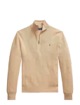 Polo Ralph Lauren - Mesh-Knit Cotton Quarter-Zip Sweater - Poolpika lukuga džemprid - M