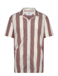 Lindbergh - Striped Linen/Cotton Shirt S/S - L&uuml;hikeste varrukatega - L