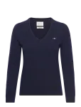 Gant - Extrafine Lambswool Blend V-Neck - Džemprid - S