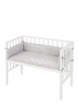 ROBA - Co-Sleeper, 2-In-1 Roba Style Grey - Lastevoodid ja aksessuaarid - 47X 99.5X 75.5CM