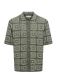 ONLY & SONS - Onsbart Rlx 5 Ss Shirt Knit - L&uuml;hikeste varrukatega kootud polos&auml;rgid - XXL