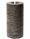 C'est Bon - Rustic Finish Led Pillar Candle - LED-k&uuml;&uuml;nlad - H20CM
