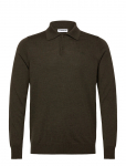 J. Lindeberg - Kai Knitted Merino Polo - Pikkade varrukatega kootud polos&auml;rgid - S