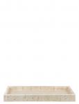 Mette Ditmer - Travertine Deco Tray - Kandikud - ONE SIZE