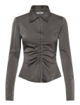 Weekday - Long-Sleeved Fitted Satin Shirt - Pikkade varrukatega - 34