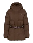 Calvin Klein Jeans - Belted Midweight Puffer - Polsterdatud jakid - S