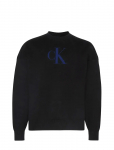 Calvin Klein Jeans - Ls Cttn Cashmere 3D Logo Crwnk S - Dressipluusid - S