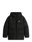Tommy Jeans - Tjw Hooded Midi Puffer Jacket - Polsterdatud jakid - L