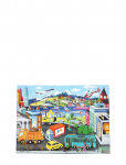 Eeboo - Puzzle 20 Pcs - Vehicles - Klassikalised m&otilde;istatused - ONE SIZE