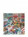Eeboo - Puzzle 1000 Pcs - English Green Market - Klassikalised m&otilde;istatused - ONE SIZE