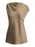 Lauren Ralph Lauren - Charmeuse Asymmetrical Blouse - Varrukateta - M
