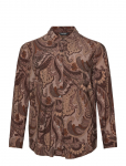 Lauren Women - Slim Fit Paisley Jersey Shirt - Pikkade varrukatega - 54-56