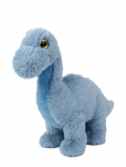 Teddykompaniet - Dino, Brachiosaurus, Bl&aring;, Stor - Pehmed loomad - 40 CM