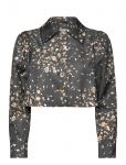 By Ti Mo - Tailored Satin Cropped Jacket - Kerged suvejakid - M