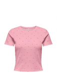ONLY - Onlfenja S/S Aop Top Jrs Noos - L&uuml;hikeste varrukatega - L