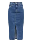 ONLY - Onlsiri Front Slit Skirt Dnm Gua Noos - P&otilde;lveni ja midiseelikud - XS