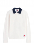 Tommy Jeans - Tjm Reg Wvn Lbl Rugby Sweat Ext - Pikkade varrukatega - S