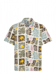 Fat Moose - Sea Cotton/Linen S/S Shirt - L&uuml;hikeste varrukatega s&auml;rgid - XXXL