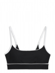 STRONGER - Signature Piping Sports Bra - Sportrinnahoidjad - K&otilde;ik - XS