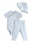 Lindex - 3-Piece Baby Starter Kit - Beebide kinkekomplektid - 68