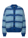 Stella Nova - Striped Cardigan In Wool Mix - Kardiganid - XS