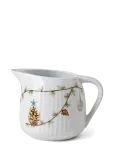 K&auml;hler - Hammersh&oslash;i Christmas Sauce Boat 66 Cl White W. Deco - Kastmekannud - 11.5X16.5