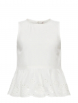 Kids Only - Kmgbondi Life Sl Embroidery Top Wvn - Pluusid ja tuunikad - 104