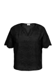 ONLY Carmakoma - Carkajsa Ss V-Neck Top Wvn - L&uuml;hikeste varrukatega - 48